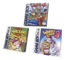 3 Cajas Custom Para Juegos Wario Land Gameboy (solo Cajas)