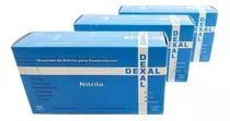 5 Cajas Guantes Nitrilo Azul Dexal Descartables X 100 Un. Talle Grande