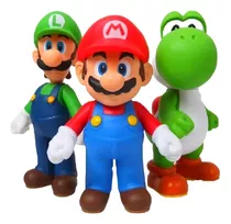 Mário- 3 Boneco Super Mario,