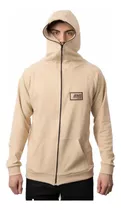 Campera Hombre Farenheite Glen Beige Algodon Rustica