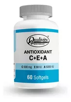 Antioxidante Vitamina C + Vit E + Vit A X 60 Caps Qualivits® Sabor Sin Sabor