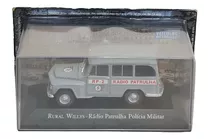 Rural Willys Rádio Patrulha Pm V.serviço 1:43 Altaya Lacrado