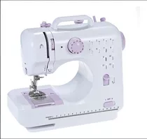 Máquina De Coser Portátil Recta Con 12 Tipos De Puntadas Color Blanco