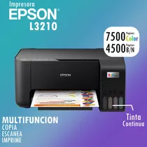 Impresora Epson L3210 Multifuncion Con Sistema Tinta Conti 