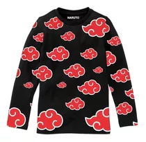 Playera Niño Naruto Uchiha Itachi Akatsuki De Cosplay Nubes 