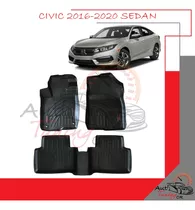 Alfombras Tipo Bandeja Honda Civic 2016-2020 Sedan