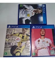 Fifa 17 + Fifa 18 + Fifa 20 Kit 3 Jogos Ps4