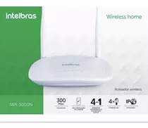 Roteador Intelbras Wi-fi Iwr 3000n (n 300 Mbps)