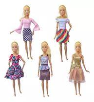 Ropa Barbie Set De 5 Outfit #4