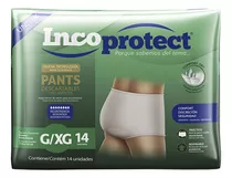 Incoprotect Pants Ropa Interior Talle G/xg 14 Unidades