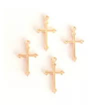 25 Dijes Cruces Cruz Comunión  2,1 Cm X 1,2 Cm