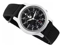 Reloj Pulsera Seiko Snk809k2 Color Negro