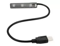 Lampara O Linterna Led Usb Flexible Para Laptop O Pc