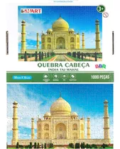 Quebra Cabeça Educativo 1000 Peças Taj Mahal India Bbr