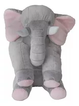 Almofada Travesseiro Elefante Bebê Pelúcia 80cm Antialérgico