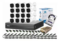 Cctv Kit Pro Dahua Dvr 16ch + 16 Cam 2mp Disco 4t Tienda9cl