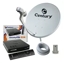 Antena Parabólica Ku Century 60cm Midiabox B5 Cabo Lnbf 5g