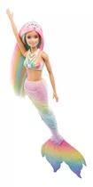 Barbie Dreamtopia Sirena Arcoíris Mágico Mattel Gtf89