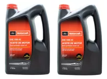 Aceite Para Motor Motorcraft Semi-sintético 10w-40 Para Autos, Pickups & Suv 1 Pack De 2 Unidades / 8l