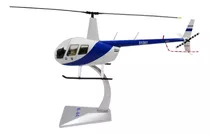 Maquete   Helicóptero Robinson R44  -  37 Cm