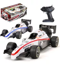 Carrinho De Controle Remoto Formula 1 Brinquedo Solta Fumaça