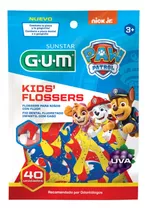 Flosser Dental Gum Con Aplicador Kids Flossers Sabor Uva 40 u