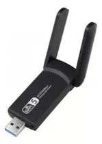 Adaptador Wi-fi Usb Dual Band Ac1200 5ghz 1200mbps C/ Antena