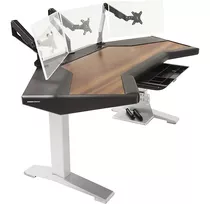 Argosy Halo G Xm Ultimate Desk With Mahogany Surface 