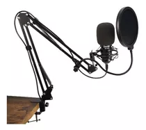 Microfono Genki Bm800 Condenser Usb Kit Brazo Araña Antipop