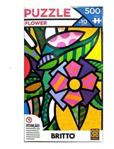 Quebra Cabeça 500 Peças Romero Britto Flowers - Grow