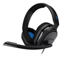 Headset Gamer Astro A10 Ps4 Pc Cinza E Azul P2 Pt