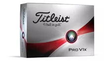 Bolas De Golf Titleist Pro V1x 2023 La Mas Usada En El Pga Color Blanco