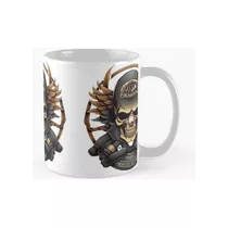 Taza Caveira Estilizada Arte Digital Calidad Premium