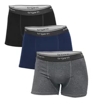 Boxer Hombre Algodón Briganti Pack X3 Calzoncillos Hxim09529