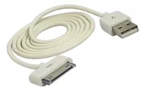 Cabo Carregador Usb 30 Pinos P/ iPhone 4, 4s iPad iPod 