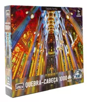 Quebra Cabeça 1000pc Capela Sagrada Familia 002516