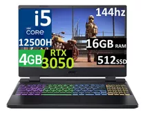 Acer Nitro 5 144hz Core-i5 12500h 16gb 512ssd Rtx3050 4gb