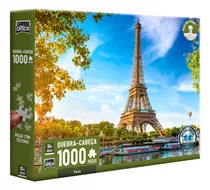 Quebra-cabeça Torre Eiffel Paris De 1000 Peças Game Office