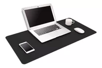 Deskpad Mouse Pad 70x30 Couro Sintético Extra Grande 