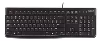 Teclado Logitech K120 Qwerty Español Color Negro