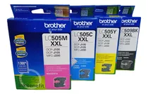 Kit 4 Cartuchos Brother Original Lc509 Bk Lc505 Dcp-j105