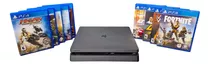 Ps4 Slim De 1tb 9 Juegos Con Un Transformador De 220w A 110w