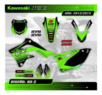 Kit Calcos - Gráfica Kawasaki Kxf 450 - 2012/2015