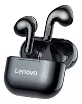 Audífonos In-ear Gamer Inalámbricos Lenovo Livepods Lp40 Negro Con Luz Led