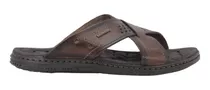 Chinelo Masculino Pegada Couro 131222