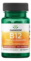 Vitamina B12 Sublingual 5000 Mc - Unidad a $98200