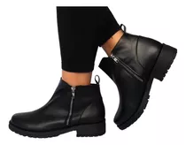 Sam123 Botas Cortas Talles Grandes Cuero Mujer Prusia