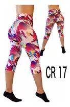 Cómbo X 2 Capris De Lycra Sublimadas Talles 1 Al 6