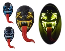 Mascaras Led Luces Halloween Modelos Variados