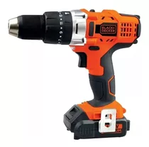 Taladro Percutor Atornillador Inalámbrico De 13mm Black+decker Hp14 14.4v + Accesorio Con Bolso 220v 50hz